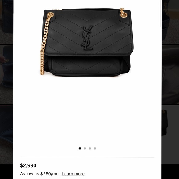 Saint Laurent Medium Niki Leather Bag - Picture 14 of 16